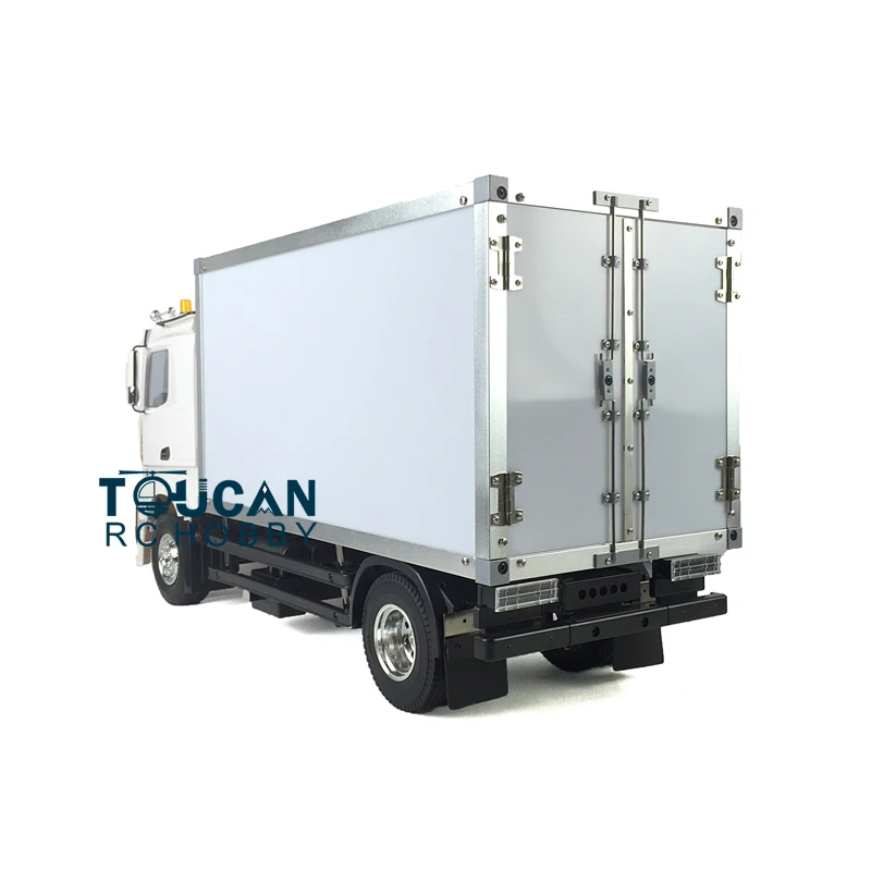 Toucan RC Hobby 1/14 RC 2Axles Delivery Truck KIT Low-roof Container DIY Tractor Model Toys W/Motor TH01070 4