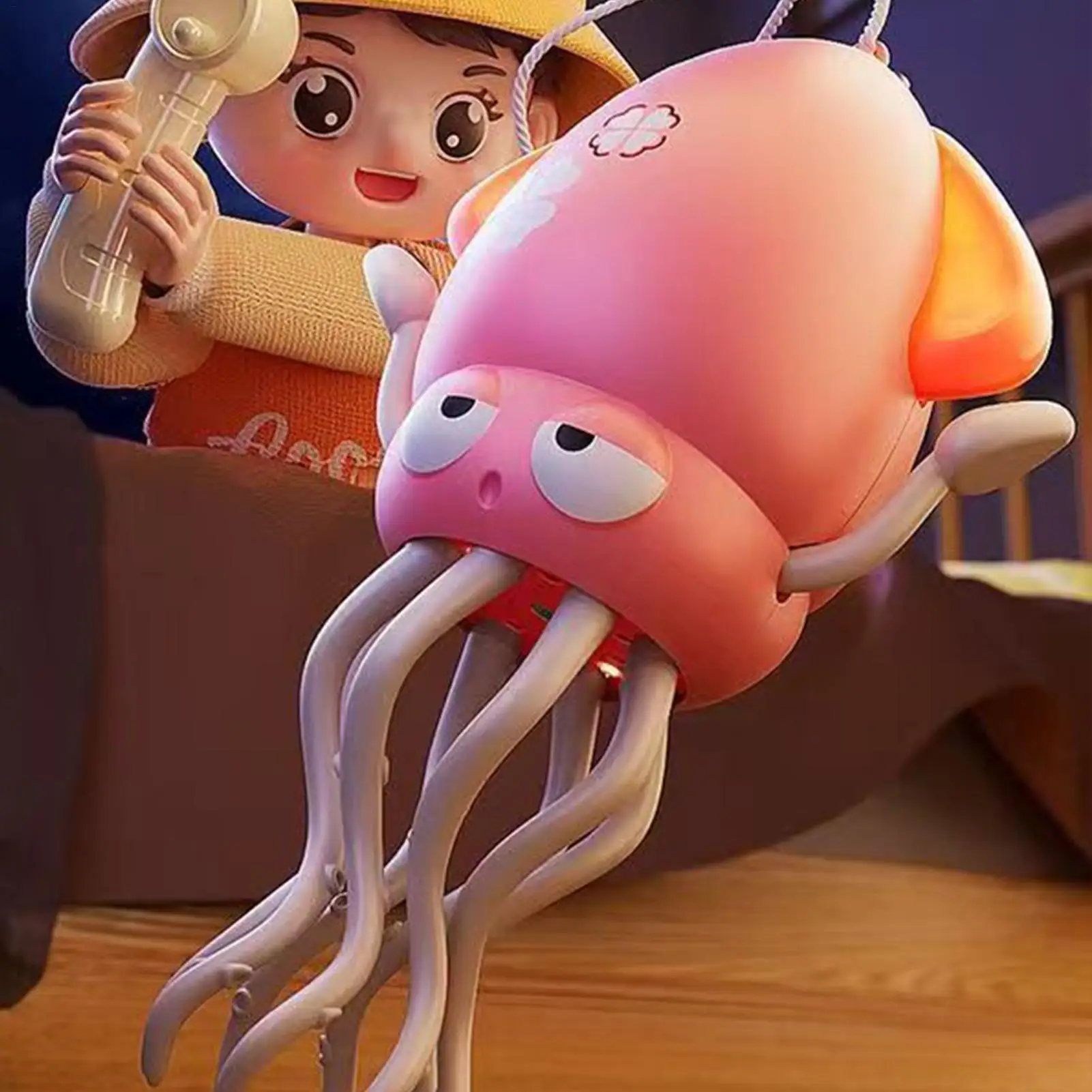 Automatic Dancing Octopus Toy Luminous Musical Octopus Dancing Toy With LED Lights Baby Musical Animal Stress Relieve Toys