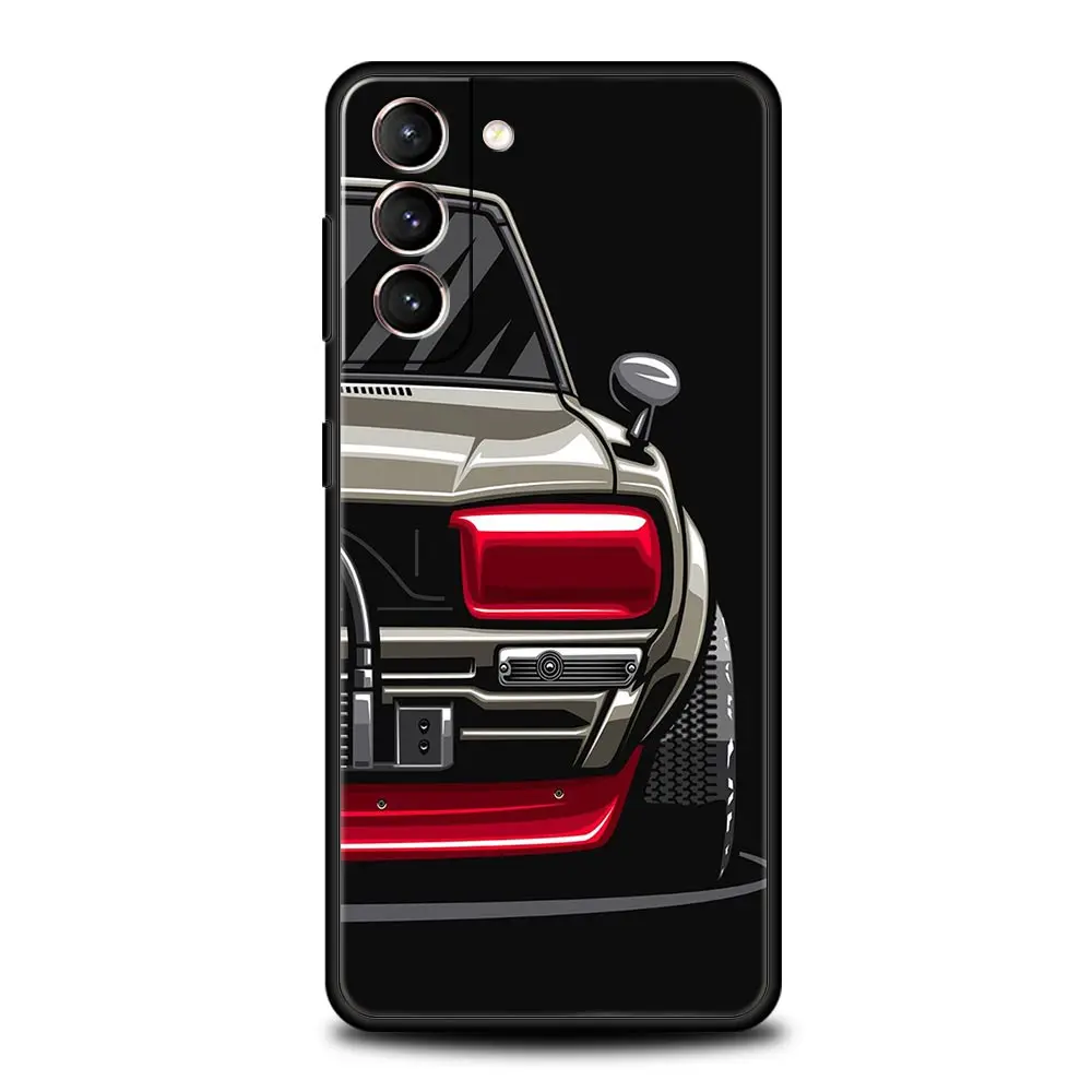 Japan JDM Sports Car Silicone Phone Case - Sleek Protective Cover