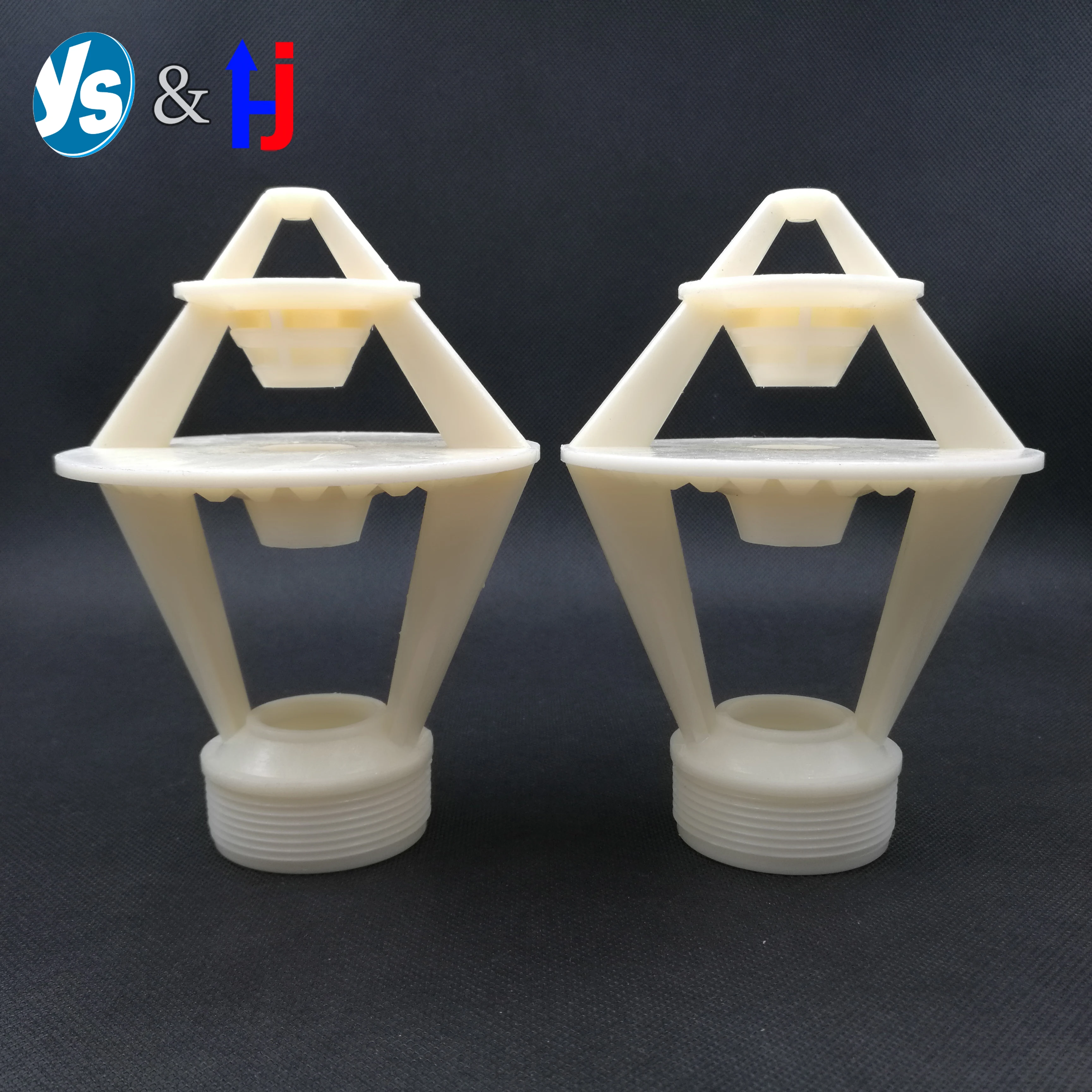 

1/2" 3/4" 1" 1.2" 1.5" 2" Plastic ABS Cooling Tower Spray Nozzle, Orchid nozzle, Three-splash nozzle, Flow Evaporative Condenser