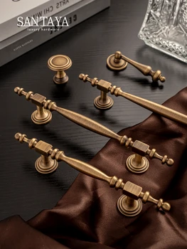 Brushed Brass Cabinet Handles 1