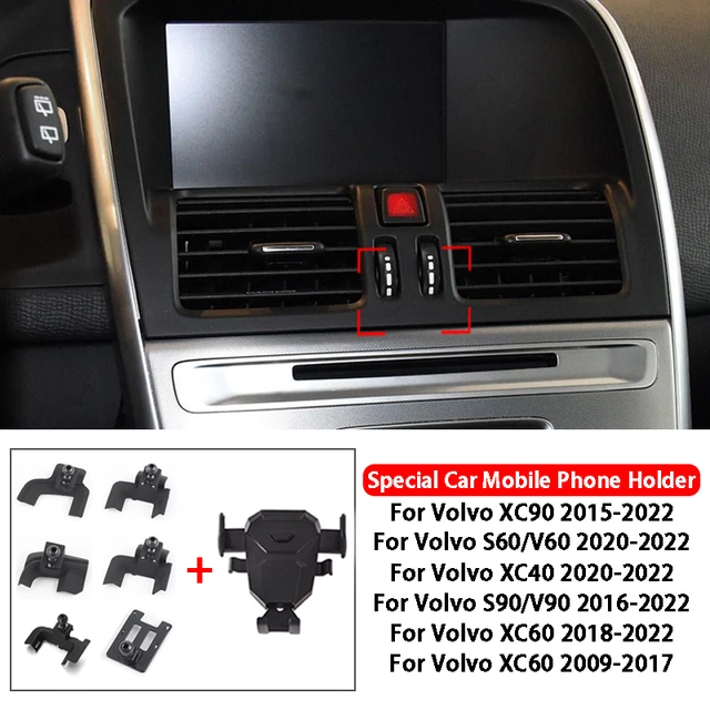 Auto Telefon Halter Air Vent Innen Armaturenbrett Stehen Unterstützung Für  Volvo XC40 XC60 XC90 S60 V60 S90 V90 2009-2022 auto Zubehör - AliExpress