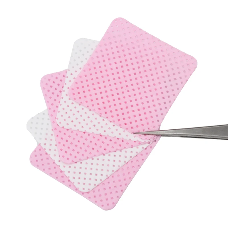 200pcs Wipes Paper Cotton Eyelash Glue Remover Lint Free Nail Wipes Cosmetics Makeup Tools