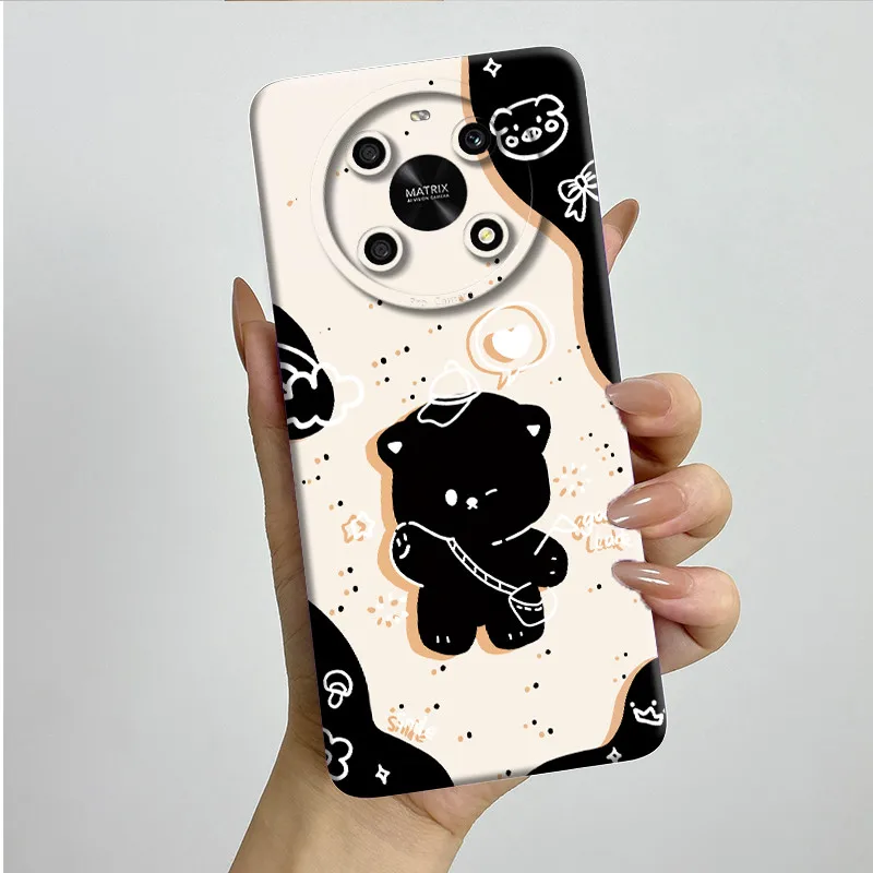 Sweet Painted Soft Silicone Phone Case - Cute Printed Design Cover