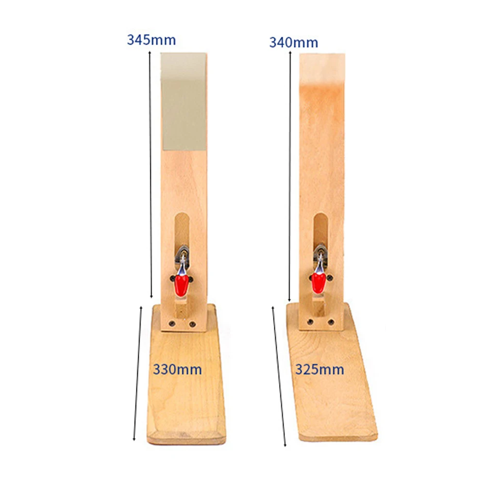 Leather Hand Stitching Fixture Wooden Fix Clamp Sewing Tool DIY