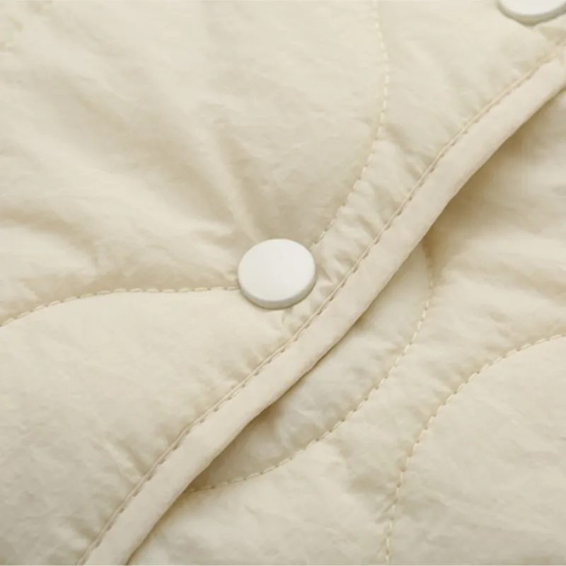 Fashion Plus Size Women Parka Autumn/Winter New Loose Round Neck Padded Jacket 1007