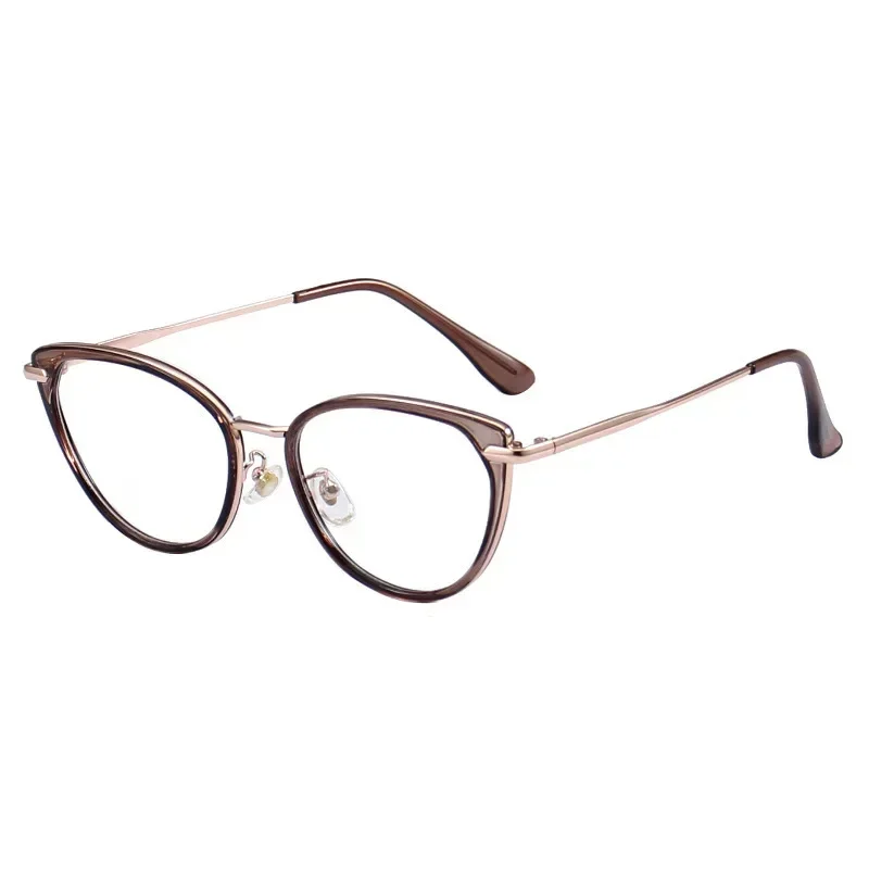 Women Cat Eye Finished Myopia Glasses Men New Style Blue Light Blocking Glasses Trendy Retro Near Sight Eyeglasse for Ladies - 5