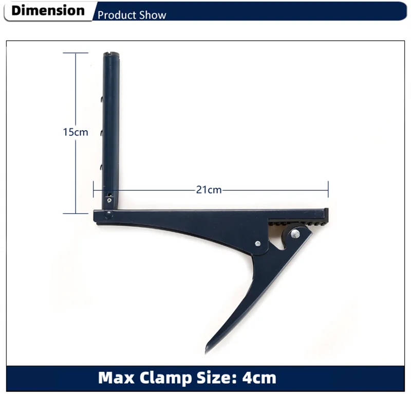 Huieson Tischtennisnetz mit Schnellverschluss, Pfostenregal, Schraubentyp, Standard-Ping-Pong-Tischnetz-Set für Tisch mit einer weniger Dicke von 4 cm – Detail 5