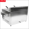 XEOLEO Commercial Gas Fryer 6L*2 Deep Stainless Steel Machine Two Tanks Double Sieve Chicken/French Kitchen Restaurant Food 6