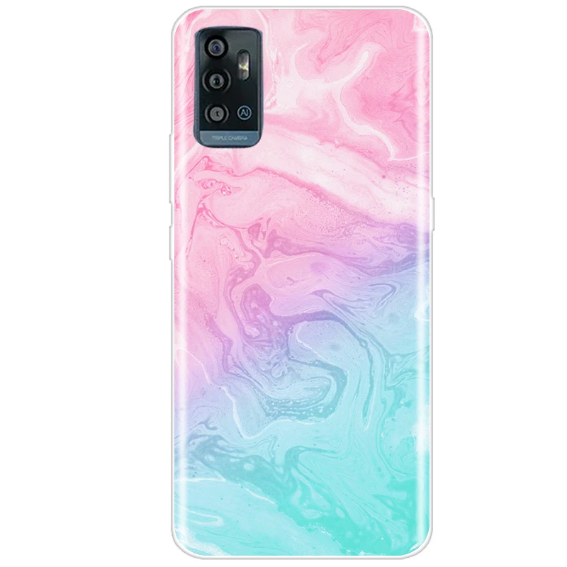 For ZTE Blade A71 Case A7030 Soft TPU Silicone Bumper Phone Cover for ZTE Blade A71 A51 Cases Funda for ZTE A51 2021 Coque Capa mobile pouch waterproof Cases & Covers