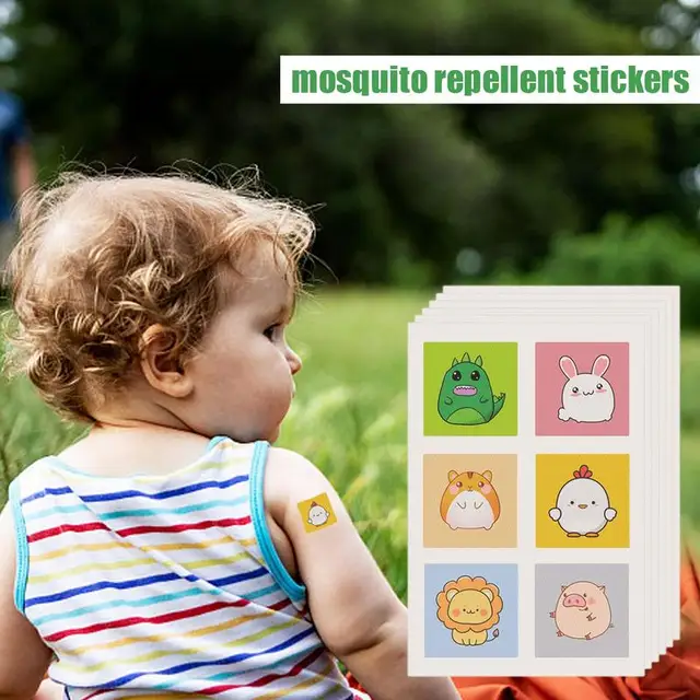 Citronella Patch Szúnyogok Természetes Javítások Terasz Matrica Citronellaolajjal Utazás Kültéri Gyerekek Számára - Image 2