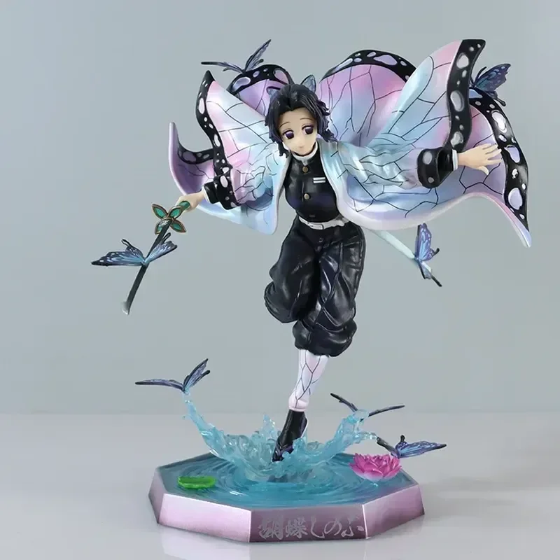 

23cm Demon Slayer Figure Kochou Shinobu Figure Kimetsu No Yaiba Kamado Tanjirou Rengoku Kyoujurou Figurine PVC Model Doll