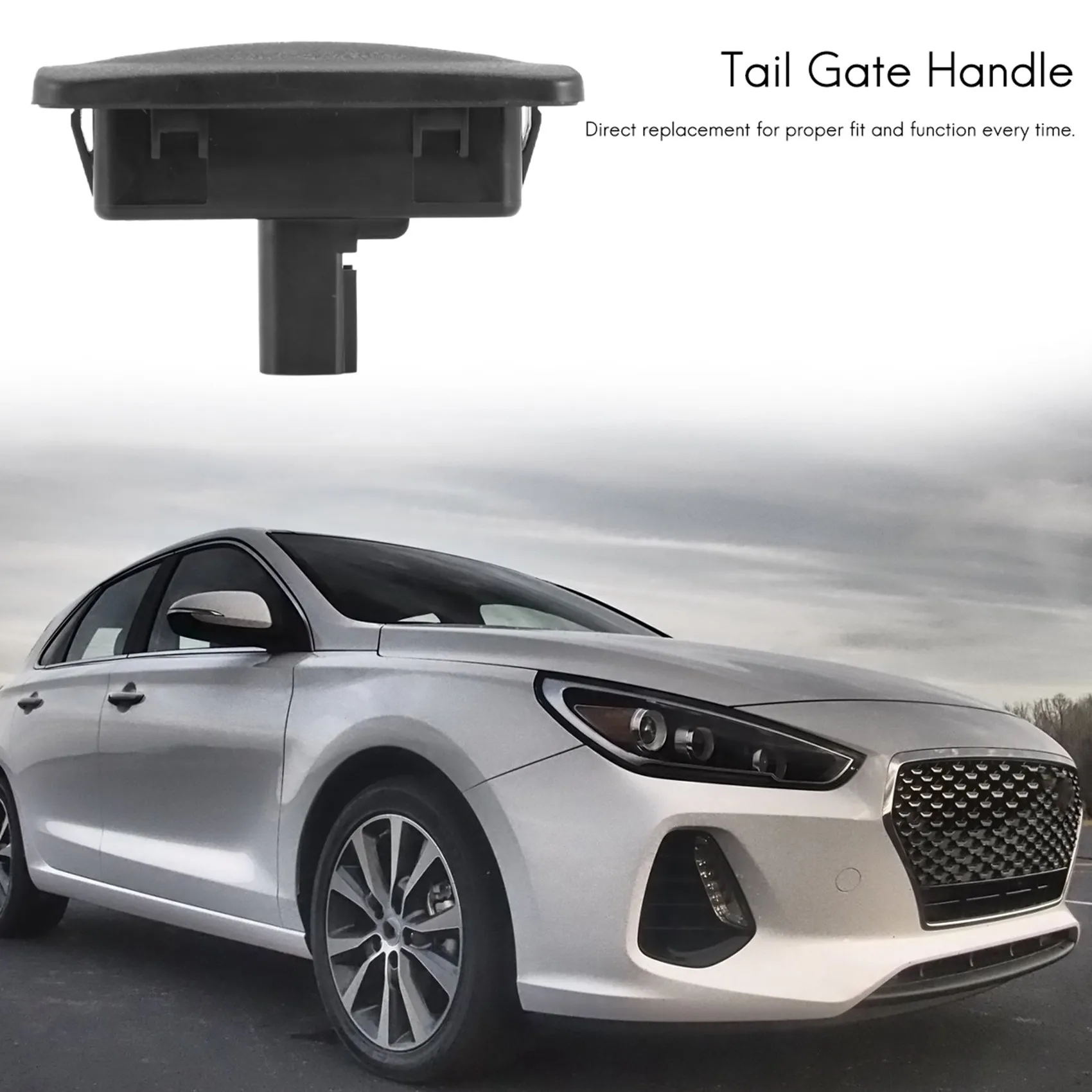 현대 엘란트라 GT 2013-2017 용 자동차 테일 게이트 핸들, 81260-A5000