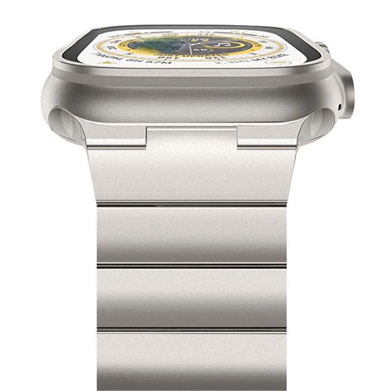 

Stainless Steel Strap For Apple Watch Ultra 2 49mm 42mm 44mm 40mm 41mm 45mm Metal Bracelet For IWatch Series 9 8 7 6 5 4 SE 3 2