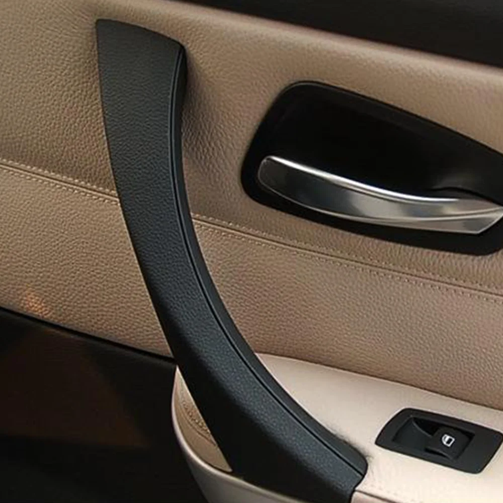 BMW 3 시리즈 E90 E91 316 318 320 325 328용 좌우측 차량 승객석 내부 도어 손잡이 커버 트림 포함