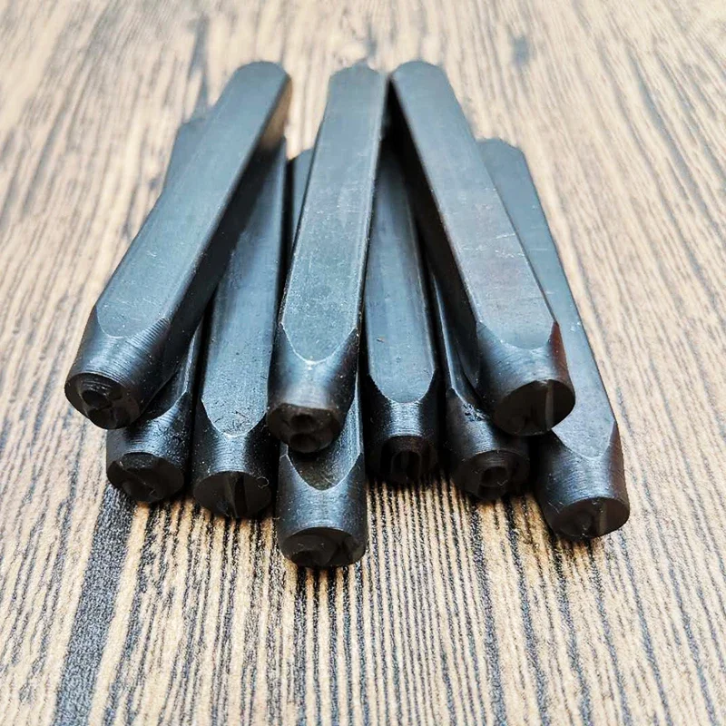 0-8 Numbers Punch Leather Punching Hand Leather DIY Tool and Carving Seal 2/4/6MM Carbon Steel 9pcs/set leather tools leather craft tool kit leather craft tools leather craft tool leather punches eyelets punching tools