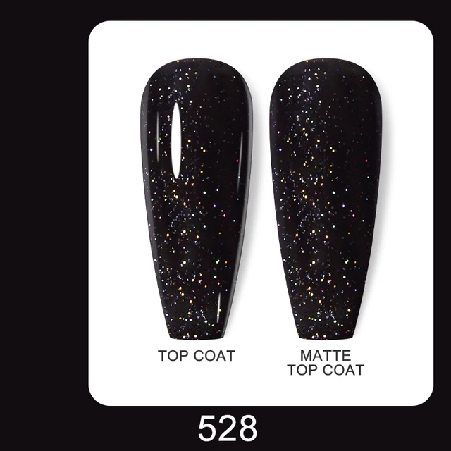 Arte Clavo 15ml Brown Coffee Color UV Gel For Nail Gel Nail Polish Varnish Hybrid Glitter Decoration Base Top Coat Set 528