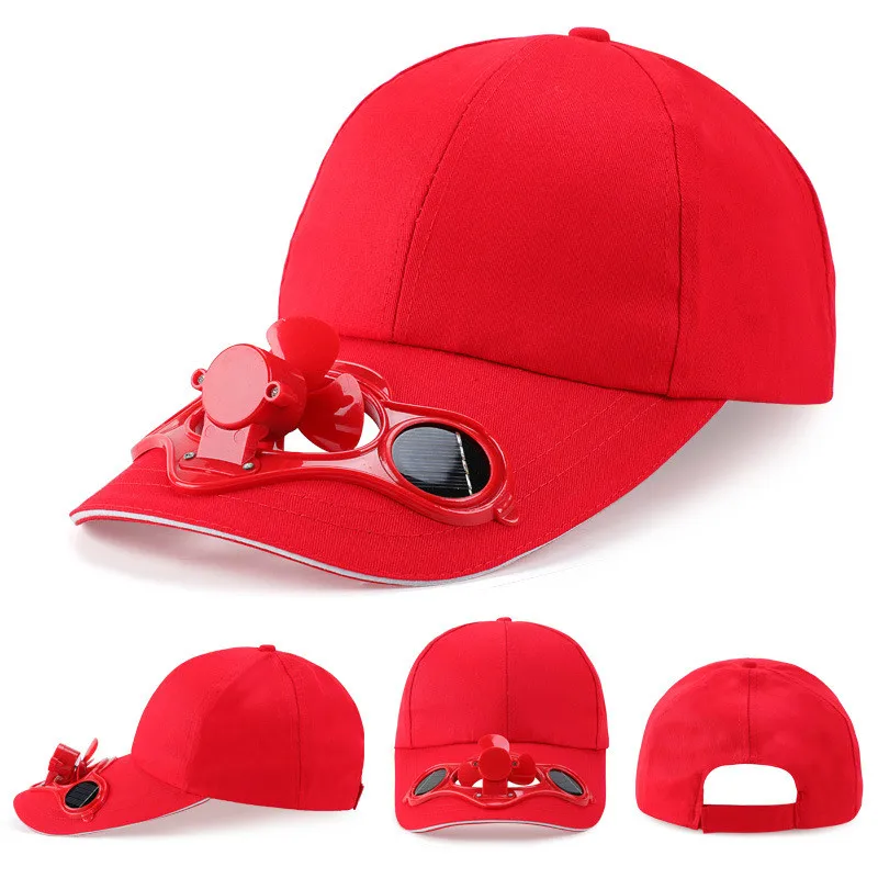 New Novelty Unisex Hat Fan Cooling 