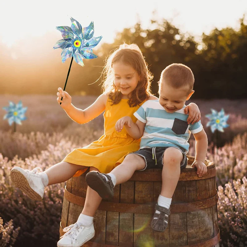 طاحونة هوائية دوارة لطرد الطيور وحماية المزارع وال...