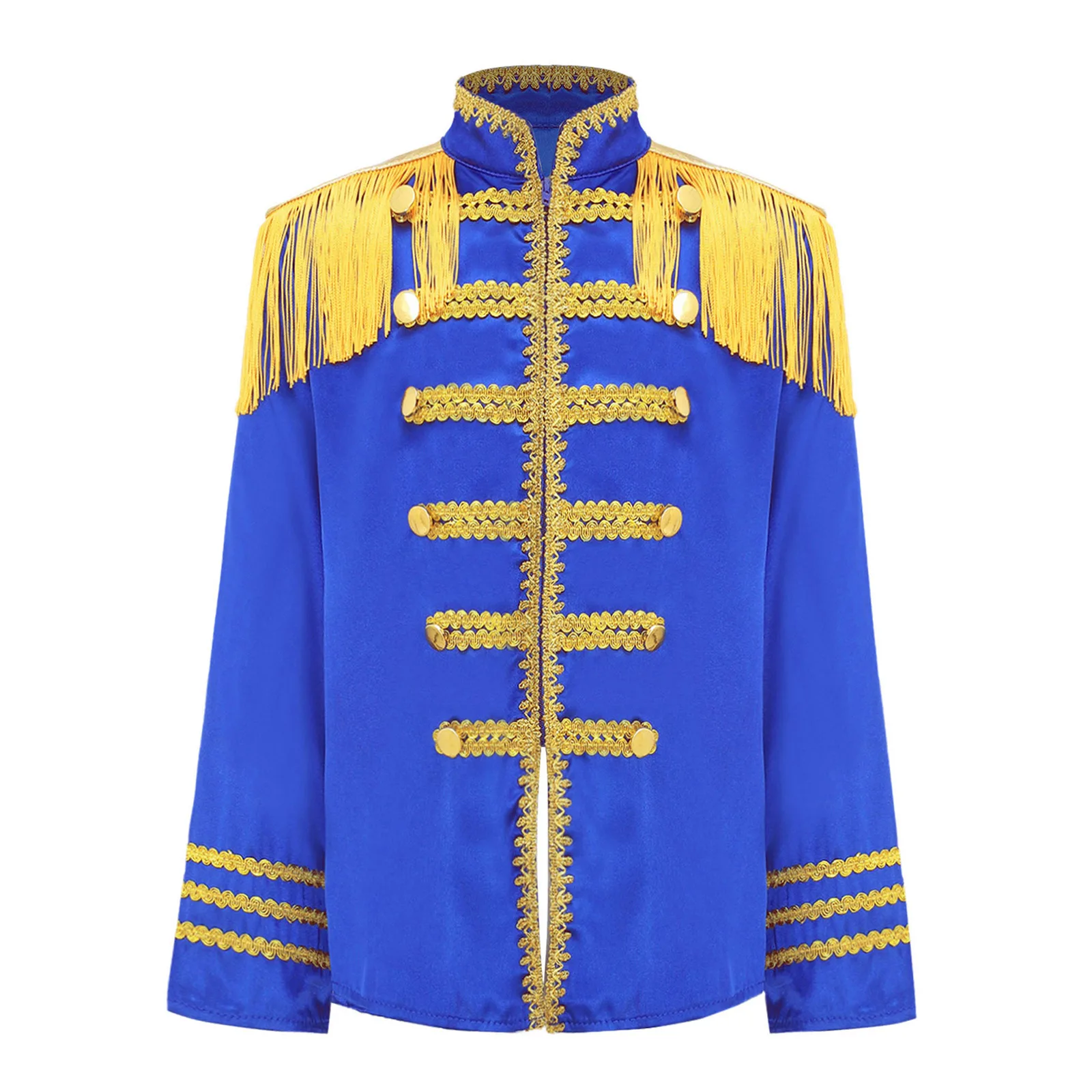 thumbnail image 1 of Camiseta de banda de rock para niños y niñas, músico, cantante, disfraz de estrella del pop británica de los años 60, disfraz de maestro de ceremonias de circo para fiesta de Halloween, 1 of 5