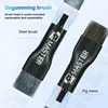 MECHANIC Motherboard Cleaning Brush Dust Cleaning with Replacement Head Cellphone Chip Tin Glue Removal Bristle/Steel Brush tool 3