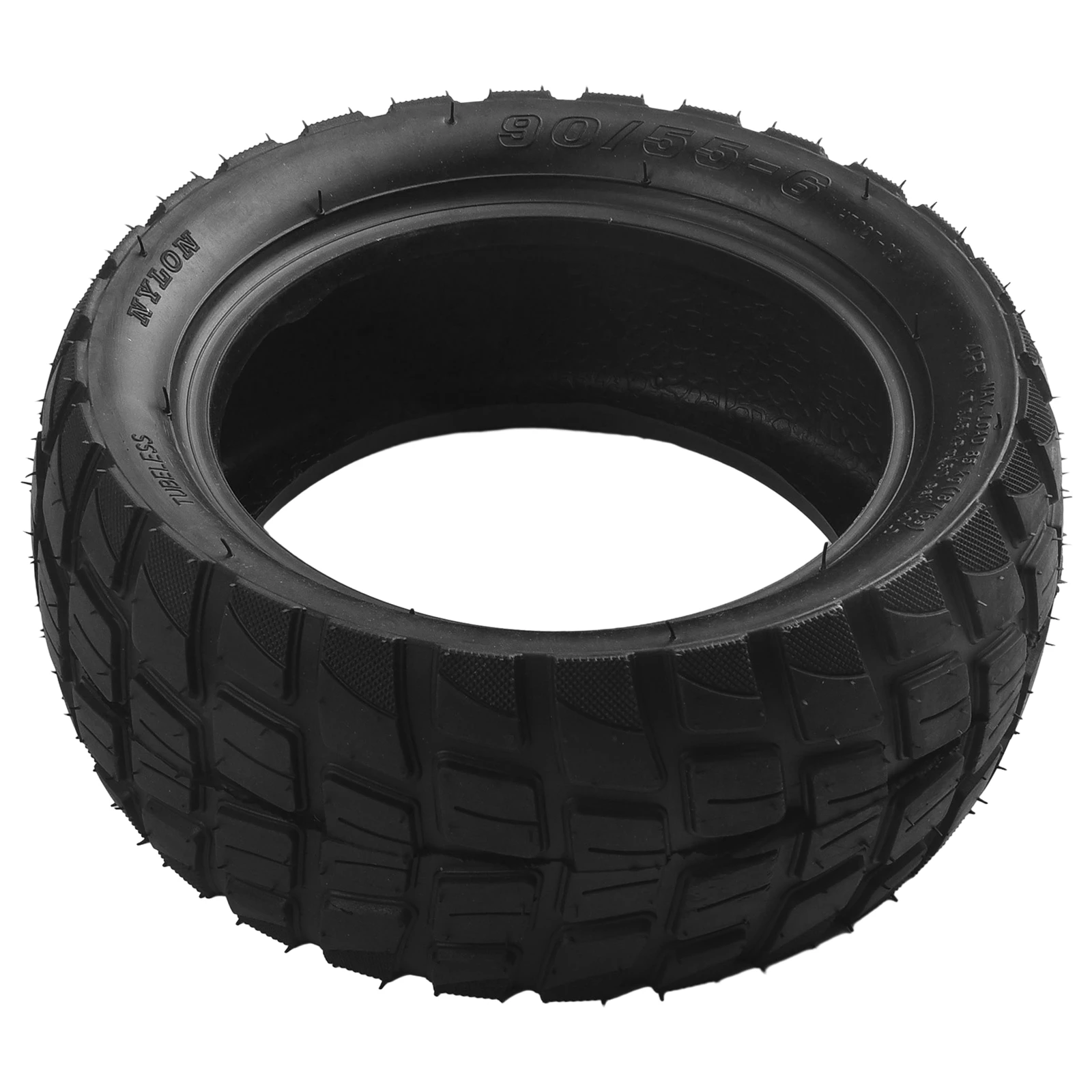 

Electric Scooter Tubeless Tyre 10 Inch 90/55-6 Black Off-Road Tire Rubber Thickened For Electric Scooter MTB Replacement Part