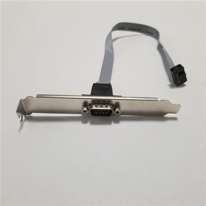 Low profile Normal Bracket Serial DB9 RS232 9pin 9p Com Port host case Cable DB9 Data Cable