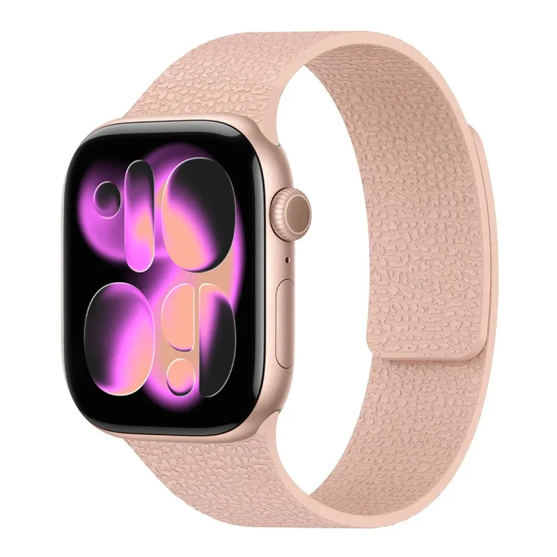ตัวเลือกสินค้า สายรัดข้อมือซิลิโคนยืดหยุ่นสำหรับ Apple Watch ทุกรุ่น