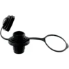One-way Air Cap Replacement Screw Inflation Valve Plastic Black 22mm For Inflatable Boats Kayaks 6