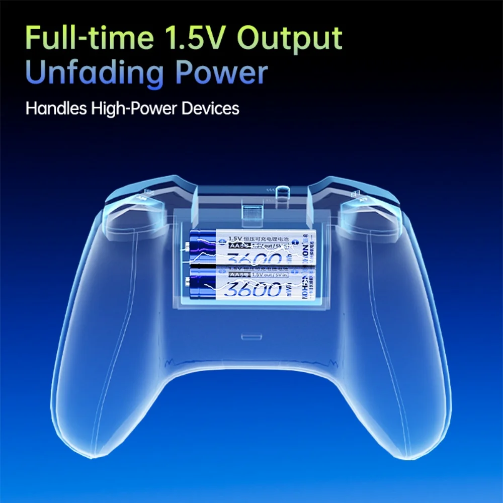 NOHON AA/AAA 1.5V Rechargeable Battery Mix Kit 3