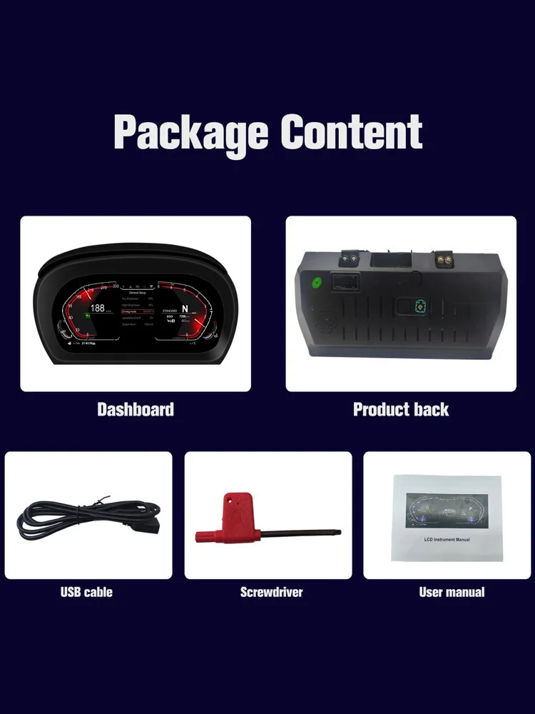 Digital instrument cluster For BMW 3 Series E90 E91 E92 2005-2012/Z4 E89 2009-20