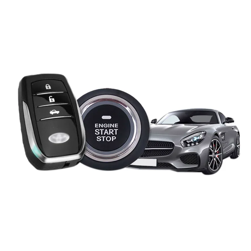 

Car Suv Keyless Entry Engine Start Alarm System Push Button Remote Starter Stop Auto Car Alarm System St888-X5