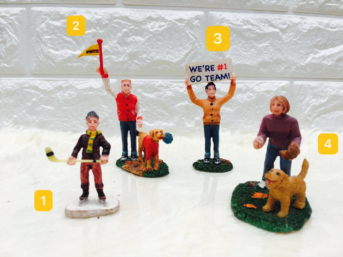 

resin figure mental psychological sand table game box court therapy fgiures