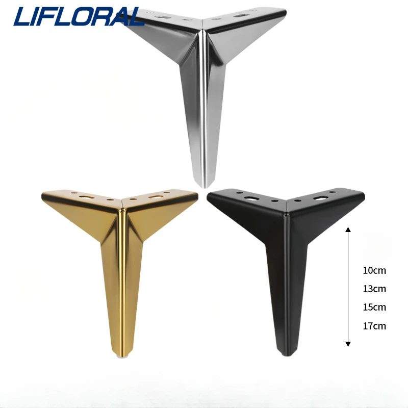 4pcs Modern furniture legs Trident Feet metal Iron Sofa Feet Table Bed  Chair Desk Dresser Cabinet Furniture Support Chairs Feet - AliExpress 1503