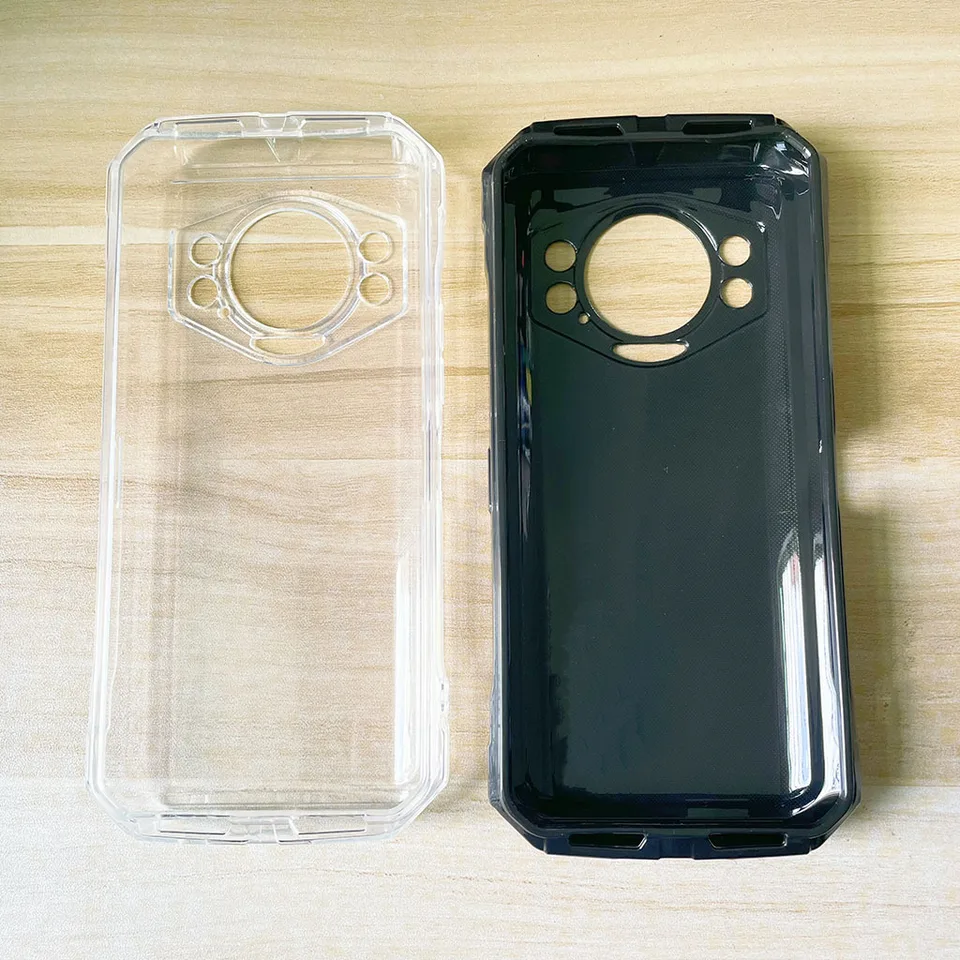 Cover Doogee S118 Pro Cover Per Doogee S118 Pro (6.58) Con 2 Pezzi Pellicola Protettiva In Custodia Morbida TPU Bumper Protezione Schermo