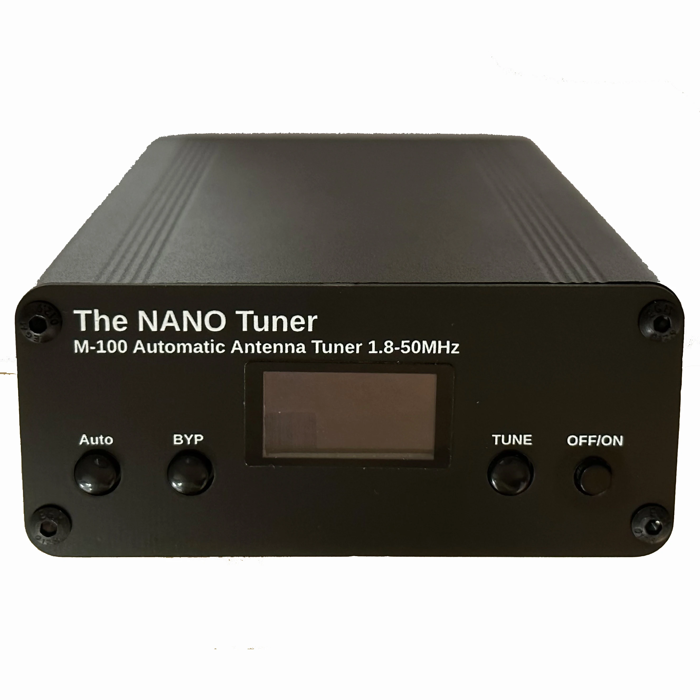 Antenna Tuner M-100  Tiny 100W  Automatic Antenna Tuner OLED display 1.8-55MHz 7*7 ATU new atu 100 1 8 30mhz 100w atu 100 automatic antenna tuner by n7ddc 7x7 0 91 oled aluminum case battery p9jb