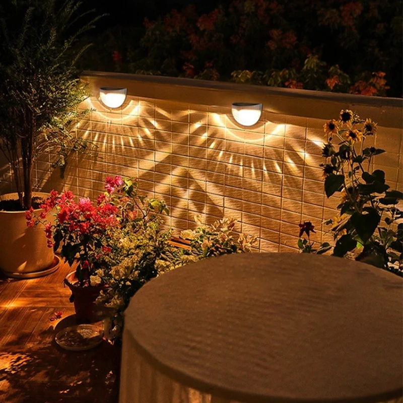 Tanie Solarne lampy LED na zewnątrz drążą kinkiet wodoodporna dekoracja do sklep