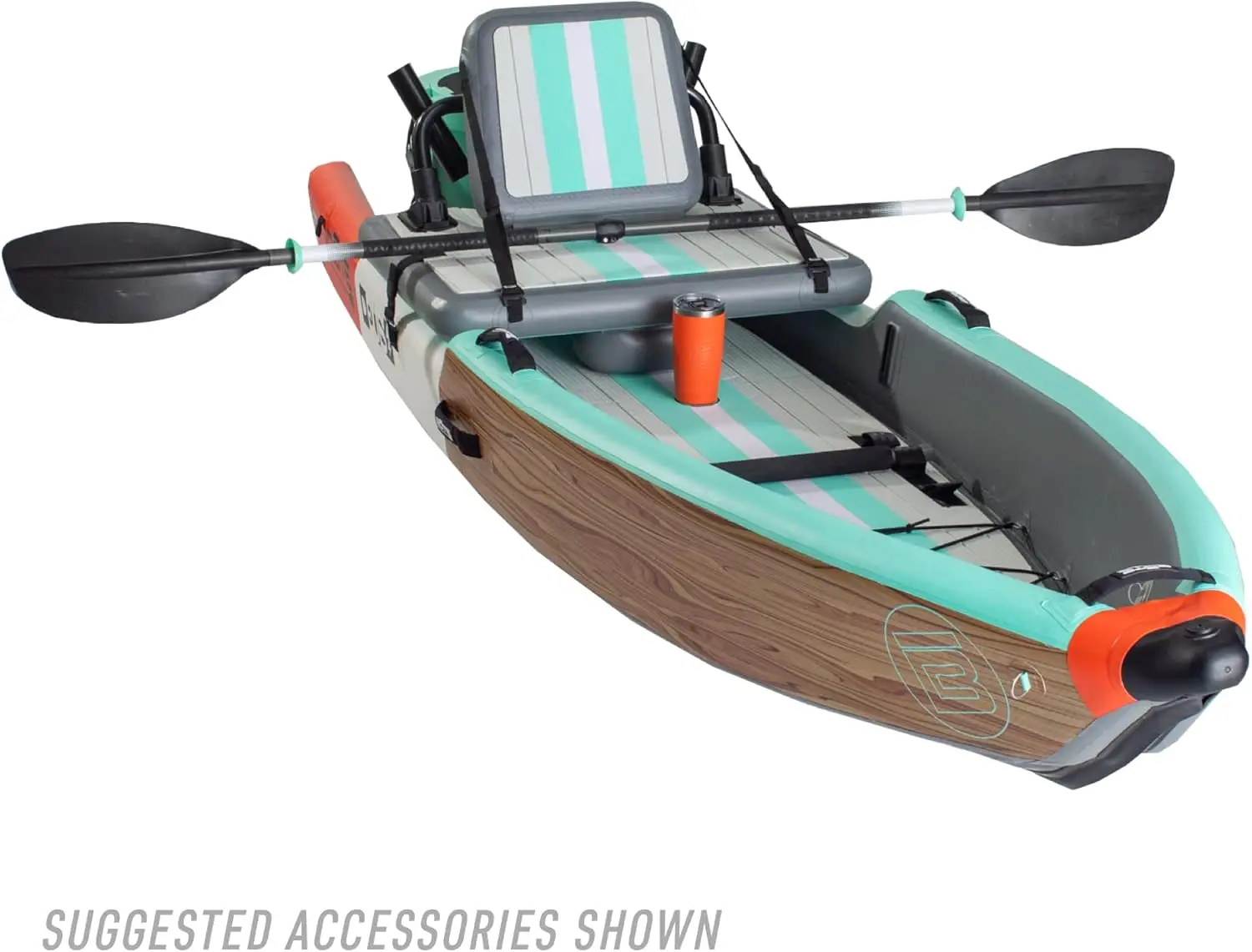 Deus Aero Inflatable MagnePod Compatible Kayak for Adults Kids includes Travel Bag 1 Person Single Rider Blow Up Kayaking