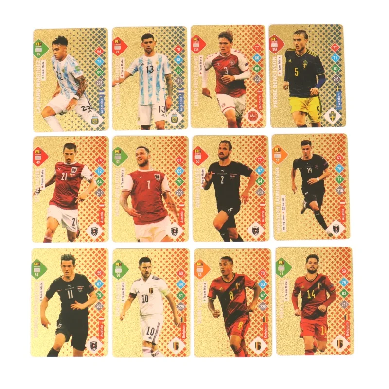 Carte Star du Football 50 Feuilles, Football Star Card, Cartes de Football,  Cartes à Collectionner de Football, pour Les Fans Enfants Adolescents  Adultes : : Jouets