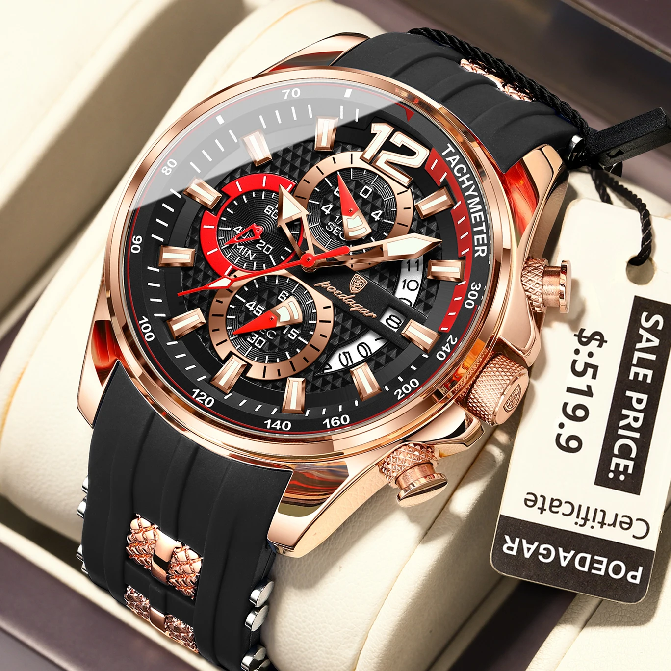 898 RoseGold Black