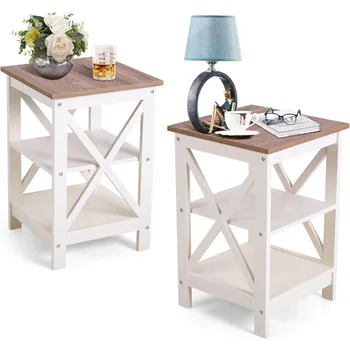 Farmhouse End Table Set 1