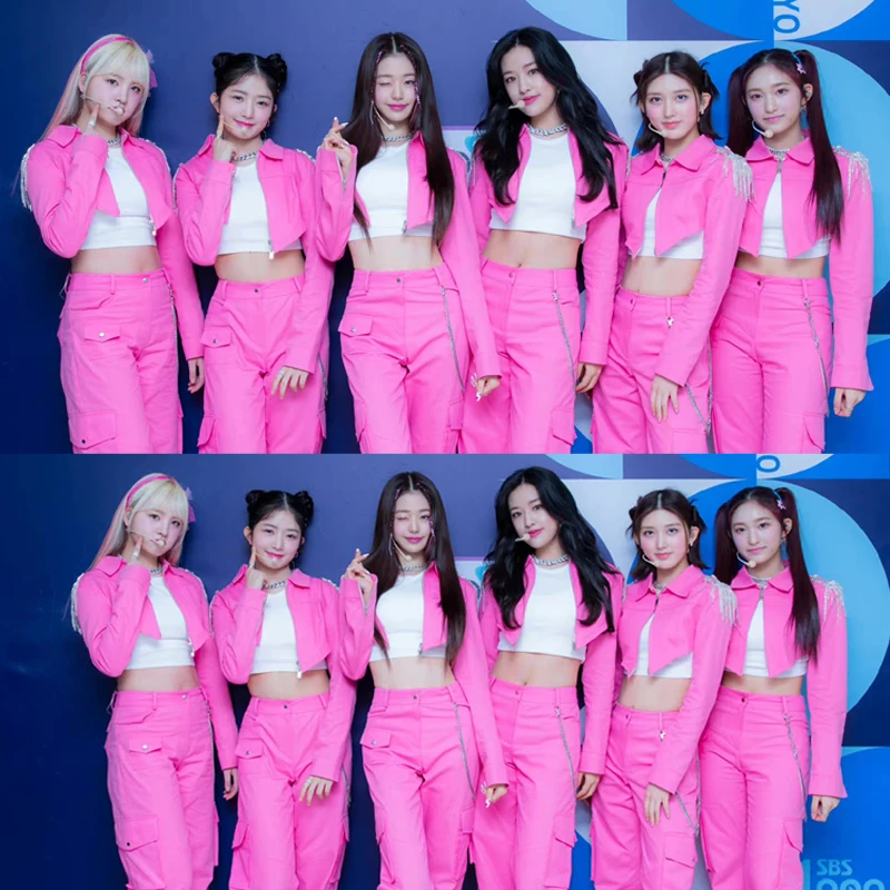 

Ive Kpop Idol Outfit Women Crop Tops Cargo Pants Performance Costume Concert Outfits Hip Hop Clothes Jazz Dancer Outfit JL4541