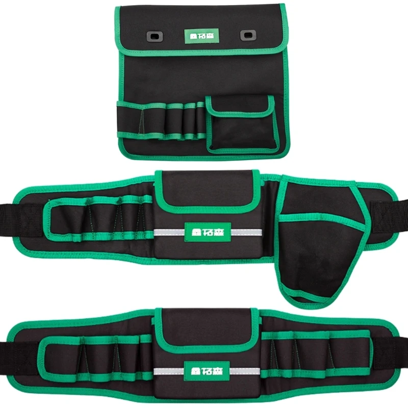 

Oxford Cloth Electrician Tool Belt Carpenter Construction Holder Pockets