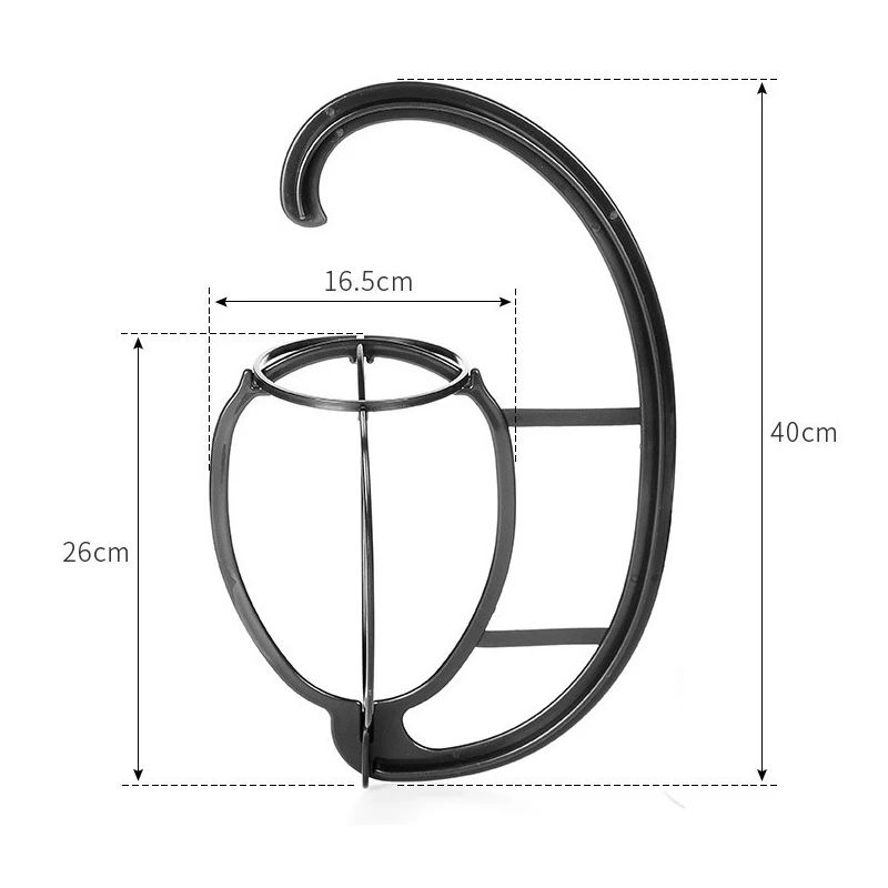 Hanging Wig Stand Portable Plastic DIY Hats Hanger Detachable Display Hair Dryer Holder Tool