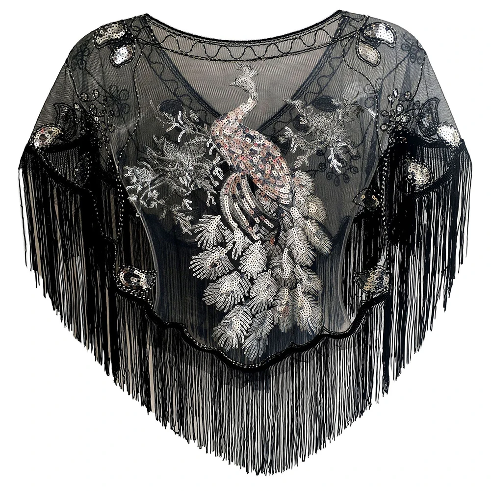 

Женская шаль, плащ с блестками, винтажный женский шарф для вечерних платьев, шали для свадебной вечеринки