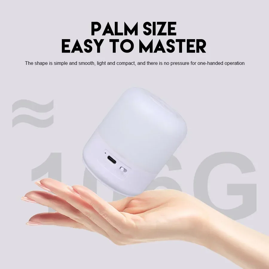 Touch Camping Lantern Three Kinds of Light Touch Adjustment Soft Light Irradiation Rechargeable Outdoor Emergency