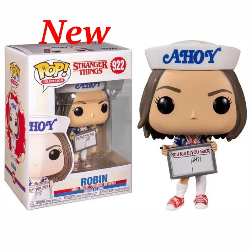 thumbnail image 1 of NUEVO FUNKO POP Se Steve (con bandana) #642 Robin #922 Juguetes Figuras de acción de vinilo Colección Modelos para niños Regalos, 1 of 5