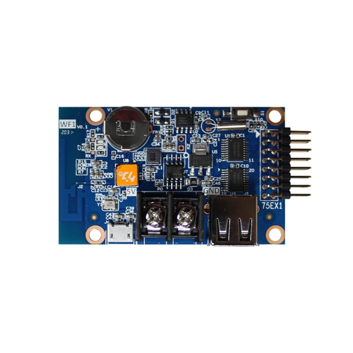 풀 컬러 모듈 컨트롤러 WF1 보드, P3 P4 P5 P10, 디지털 패널용 LED