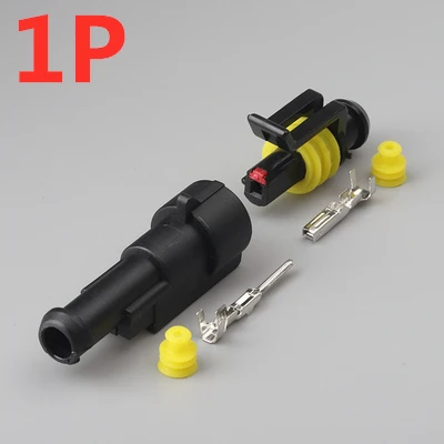 Waterproof Automotive Electrical Connector Set - 5 Pieces