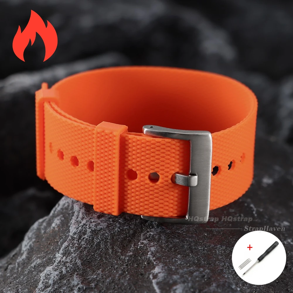 Premium Silicone Sport Watch Strap - Universal Waterproof Wrist Band Accessories